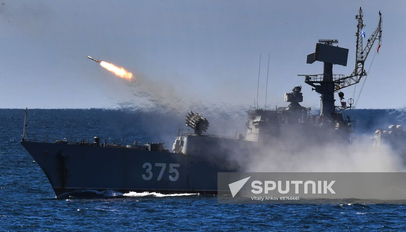 Russia Naval Drills