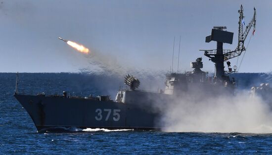 Russia Naval Drills