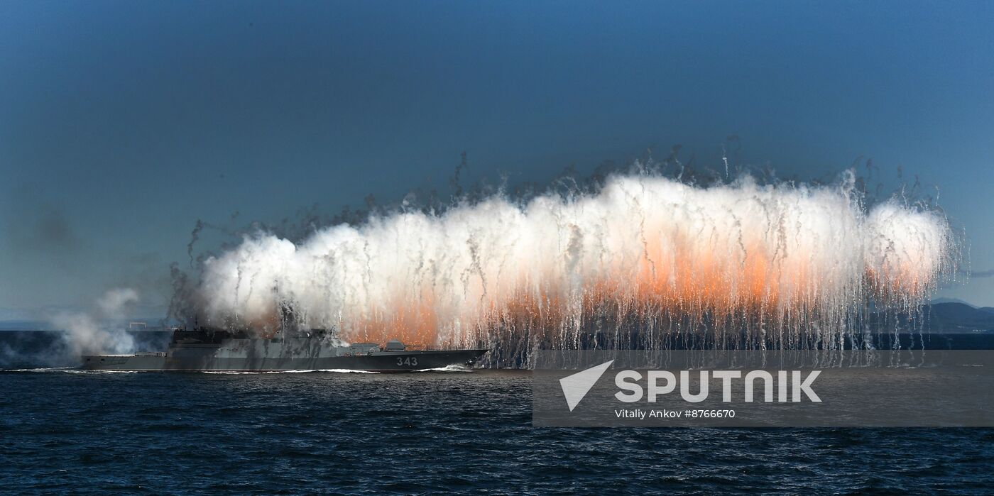 Russia Naval Drills