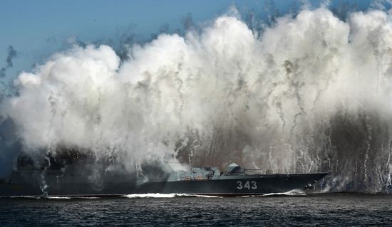 Russia Naval Drills