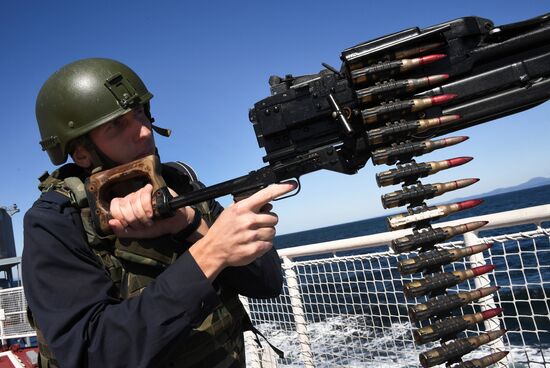 Russia Naval Drills
