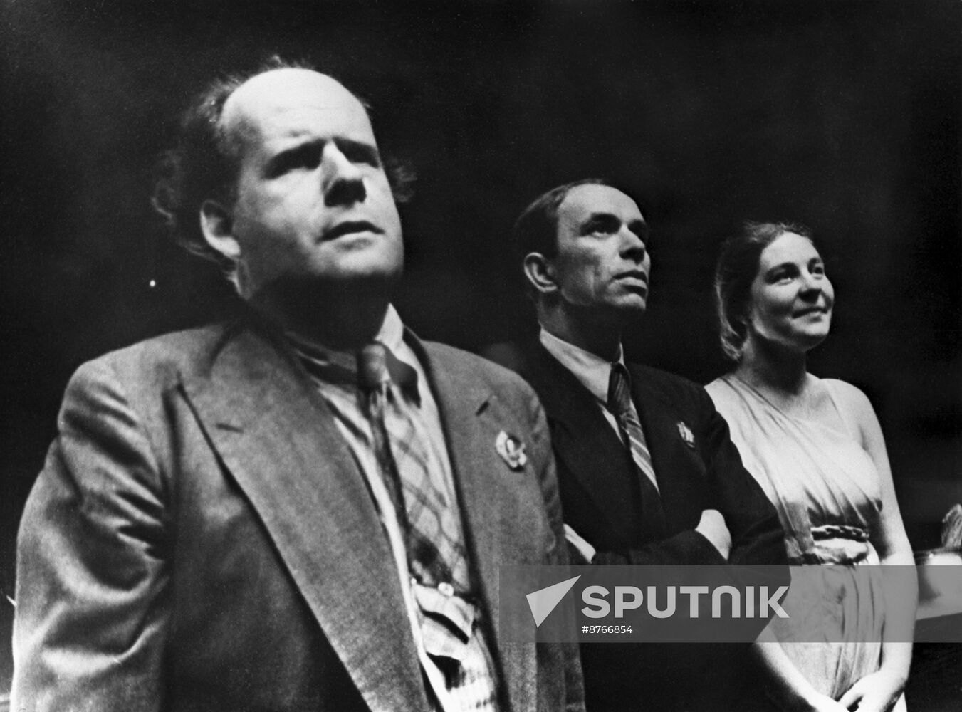 Sergei Eisenstein during rehearsal of Richard Wagner's opera Valkyrie