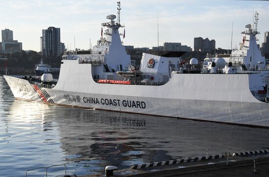 Russia China Coast Guard Exercises