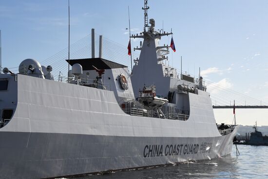 Russia China Coast Guard Exercises