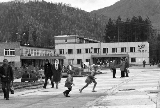 Sayano-Shushenskaya Hydropower Plant construction village