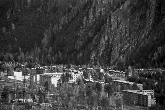 Sayano-Shushenskaya Hydropower Plant construction village