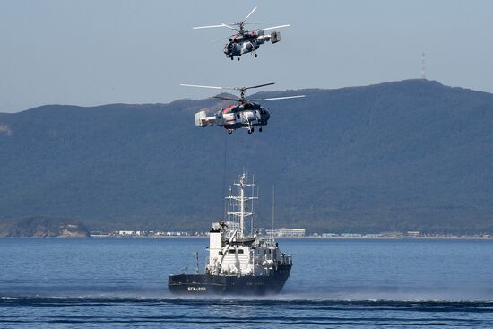 Russia China Coast Guard Exercises