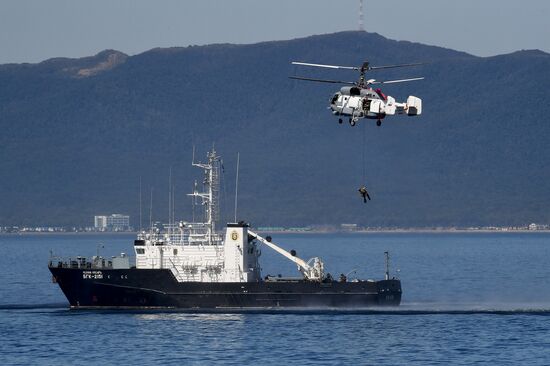 Russia China Coast Guard Exercises