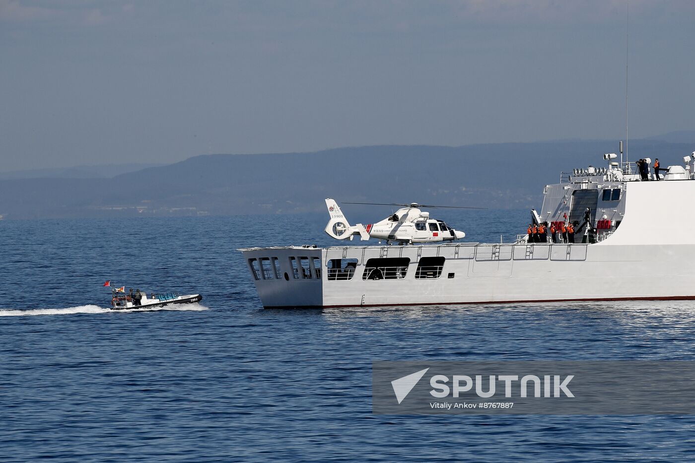 Russia China Coast Guard Exercises