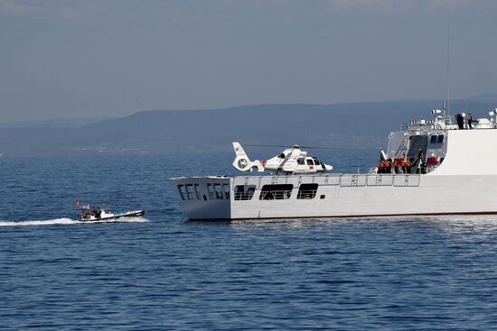 Russia China Coast Guard Exercises