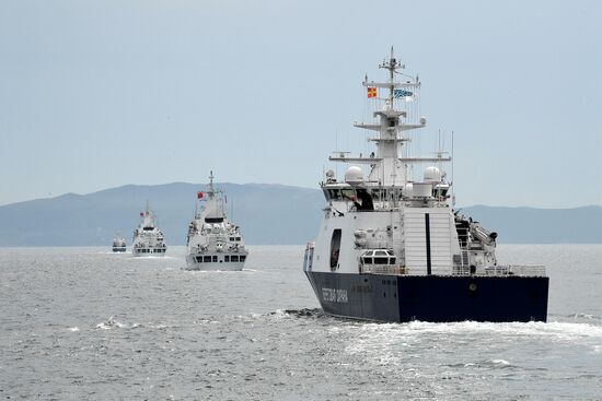 Russia China Coast Guard Exercises