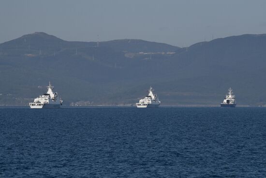 Russia China Coast Guard Exercises