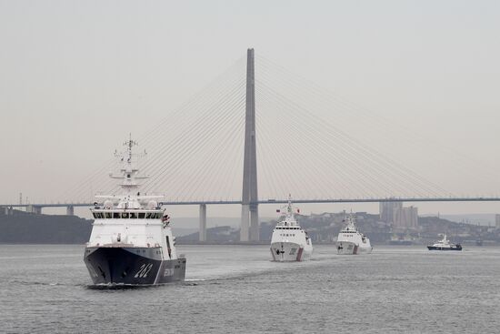 Russia China Coast Guard Exercises