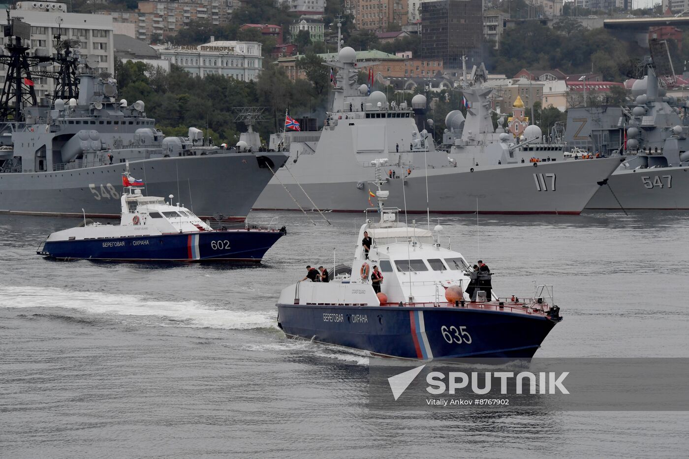 Russia China Coast Guard Exercises