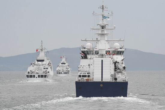 Russia China Coast Guard Exercises