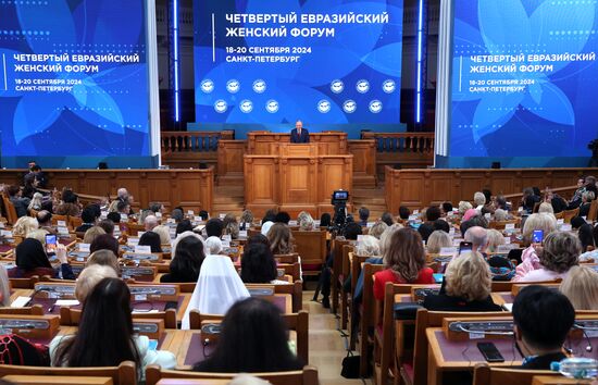 Russia Putin Eurasian Women's Forum