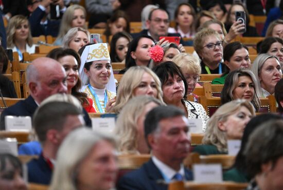 Russia Putin Eurasian Women's Forum