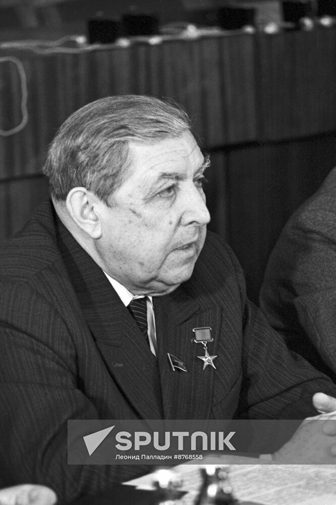 Soviet Peace Committee in Moscow