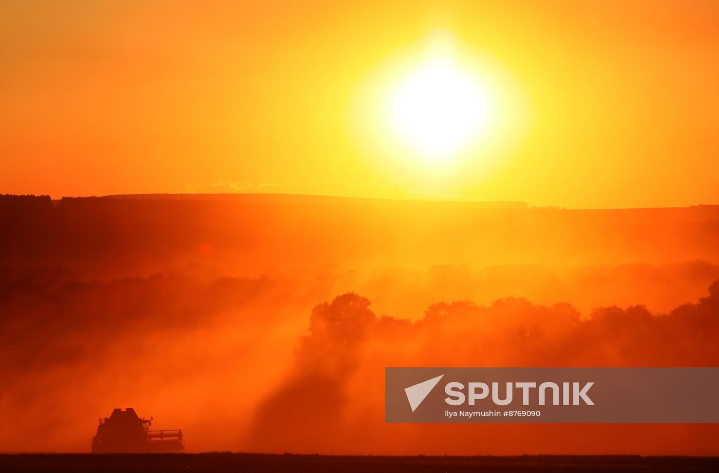 Russia Agriculture Wheat Harvesting