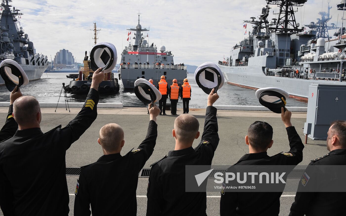 Russia China Naval Drills