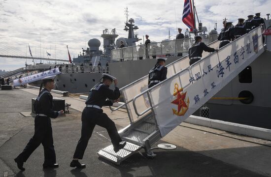 Russia China Naval Drills