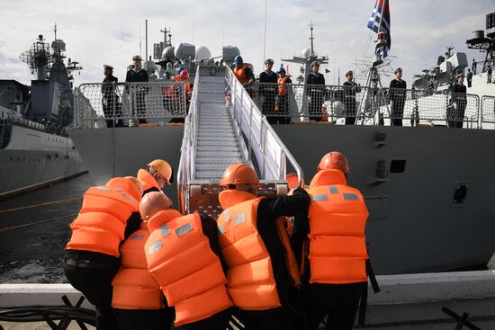 Russia China Naval Drills