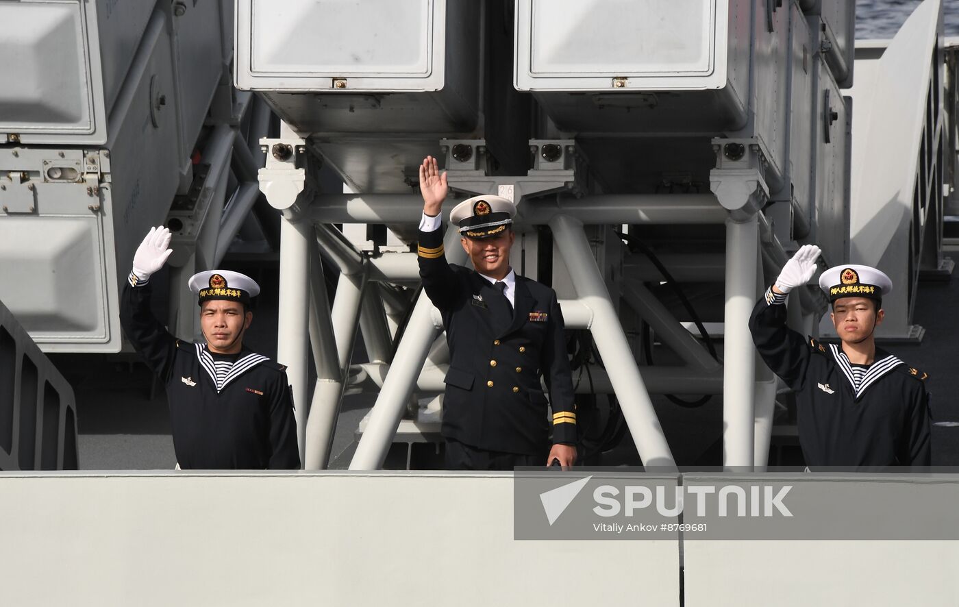 Russia China Naval Drills