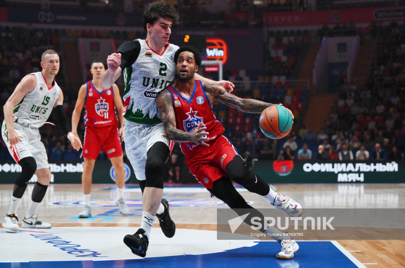 Russia Basketball United League CSKA - UNICS