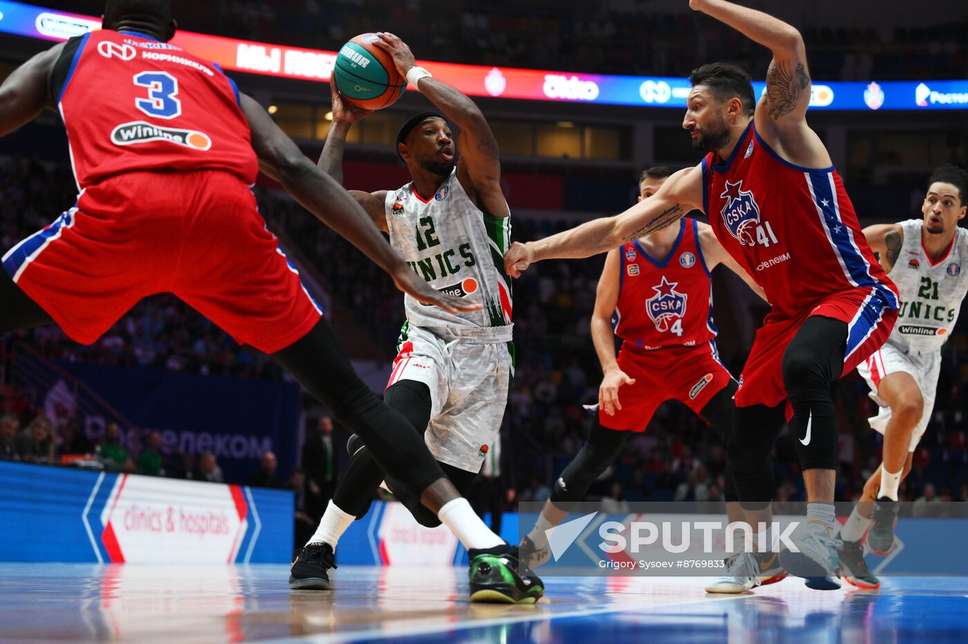 Russia Basketball United League CSKA - UNICS