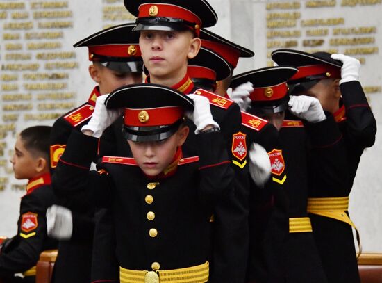 Russia Suvorov School Cadets Initiation