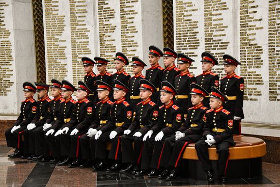 Russia Suvorov School Cadets Initiation