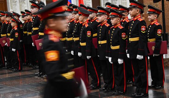 Russia Suvorov School Cadets Initiation