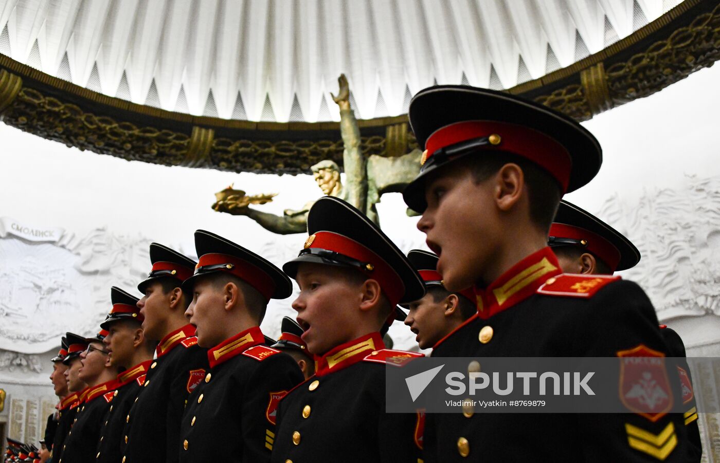 Russia Suvorov School Cadets Initiation