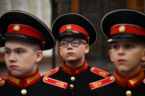 Russia Suvorov School Cadets Initiation