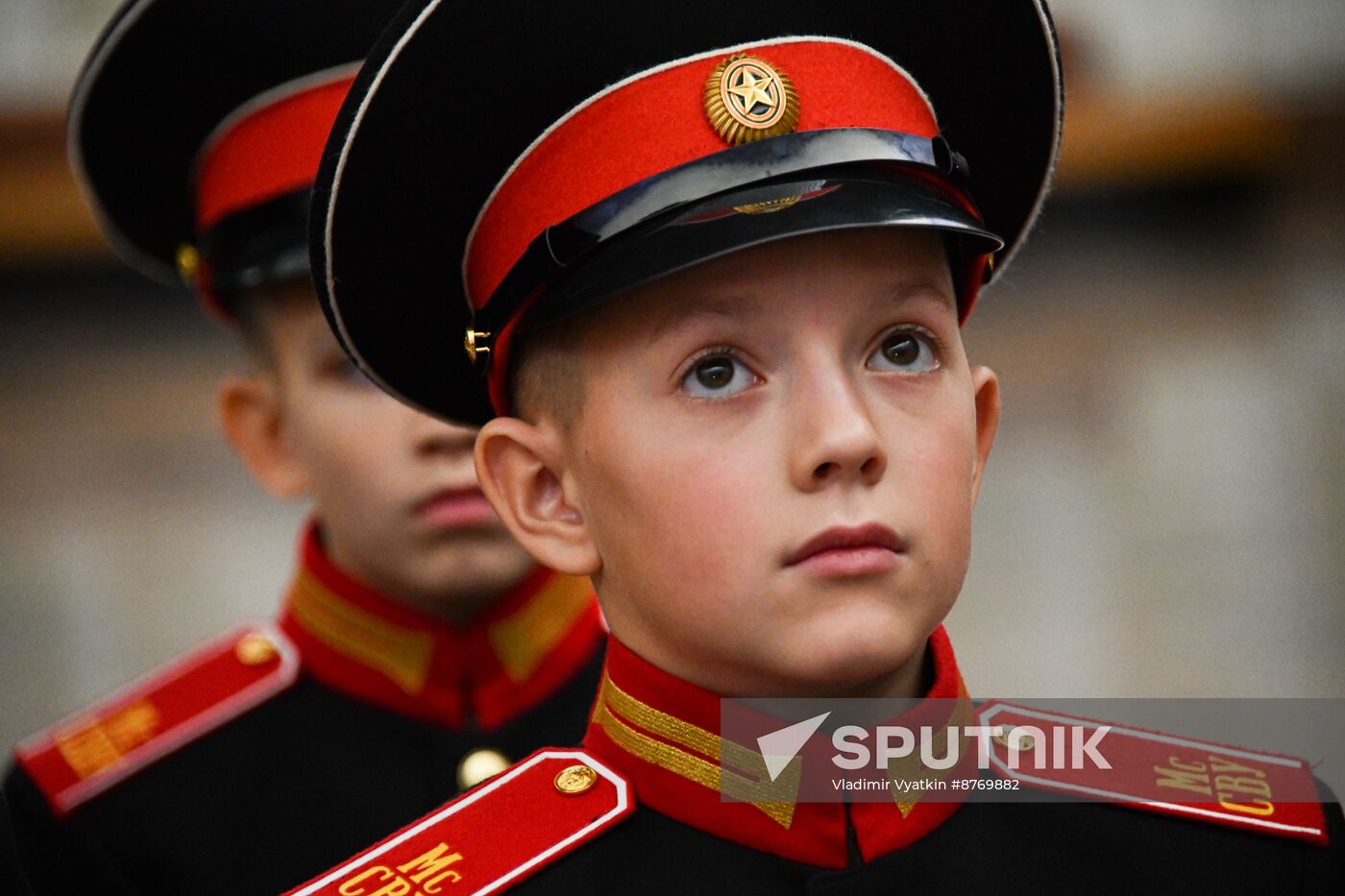 Russia Suvorov School Cadets Initiation