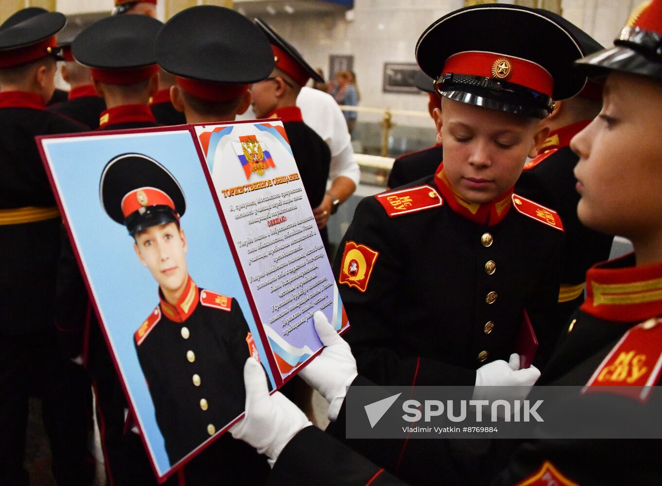 Russia Suvorov School Cadets Initiation