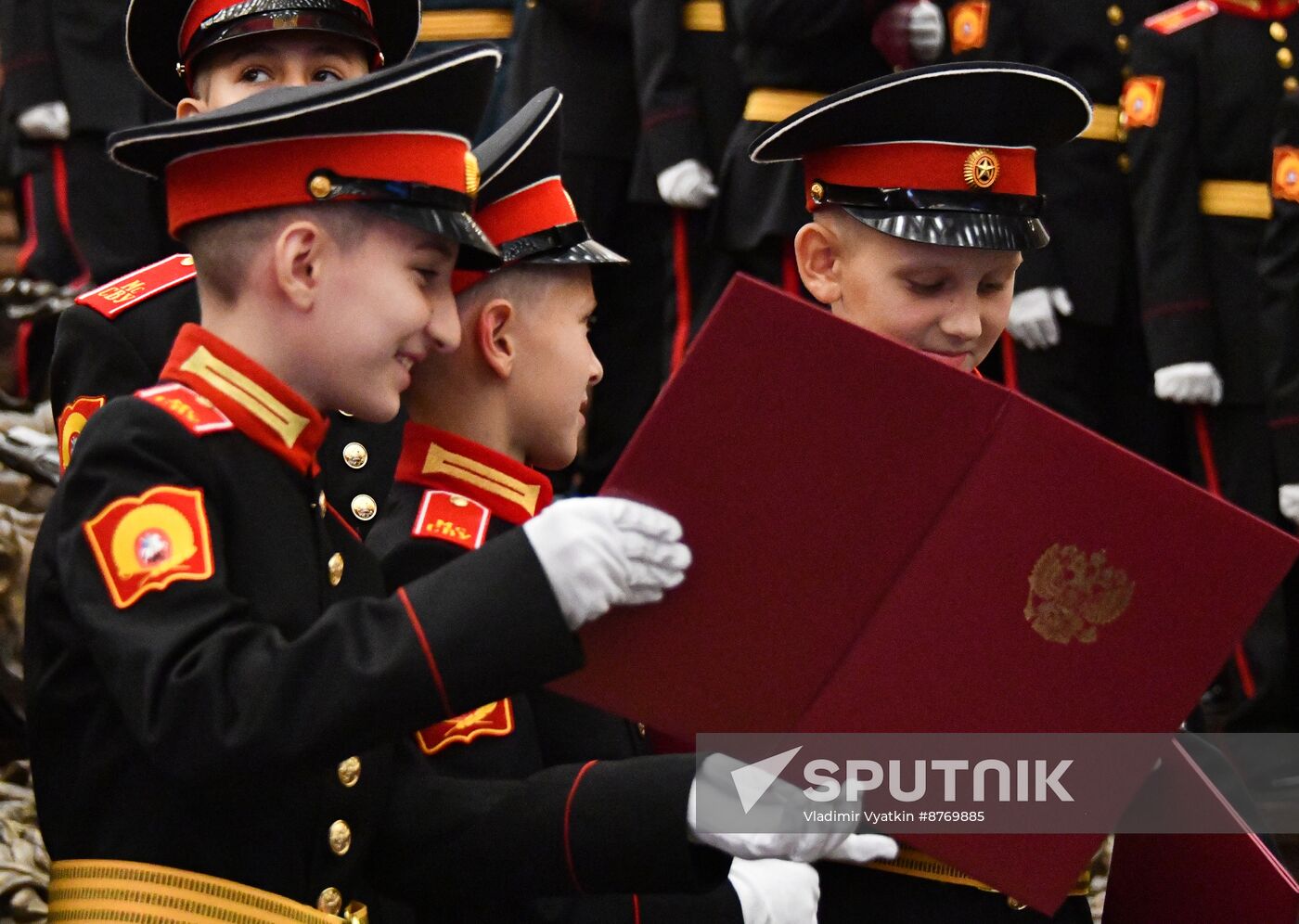 Russia Suvorov School Cadets Initiation