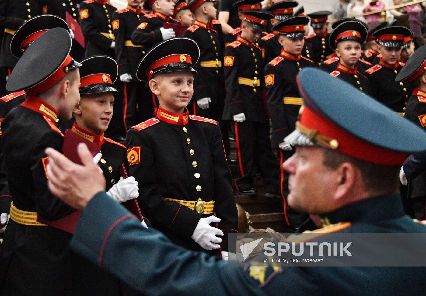 Russia Suvorov School Cadets Initiation