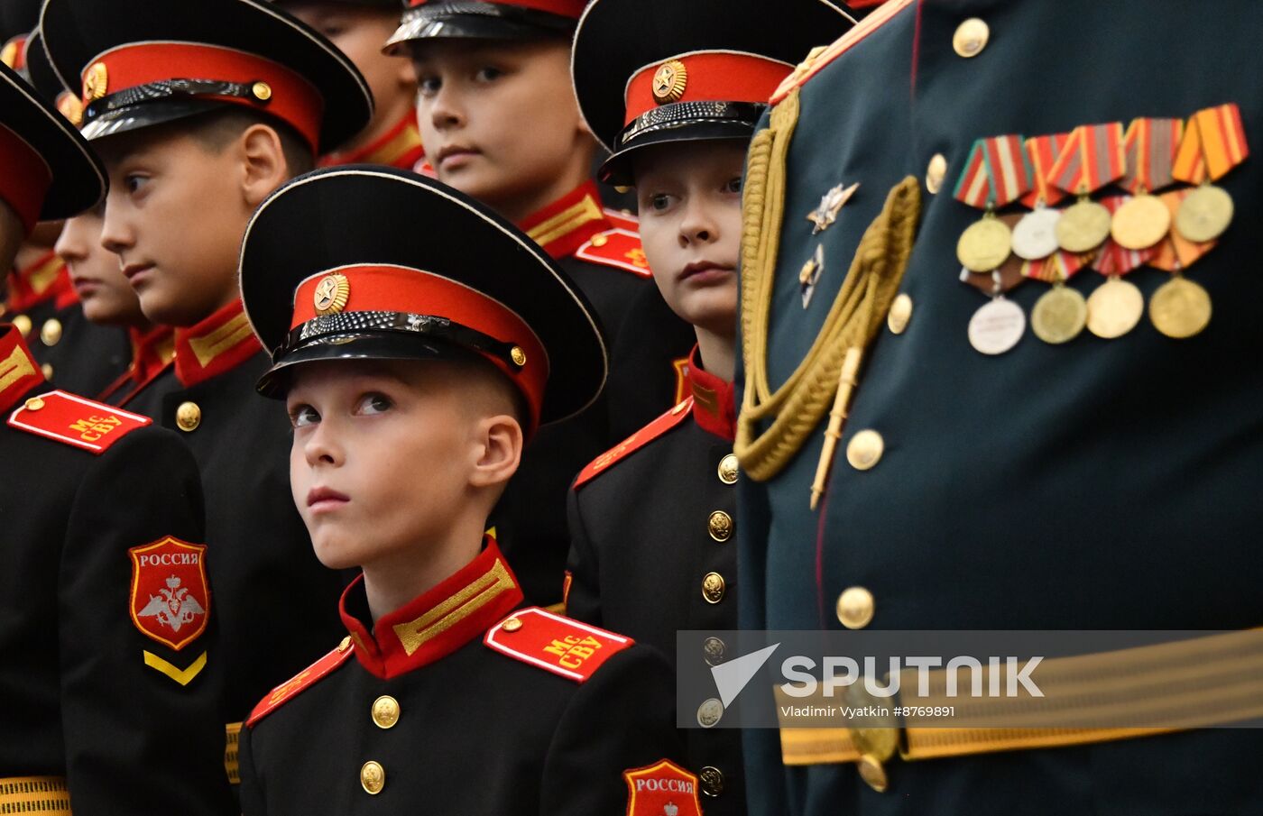 Russia Suvorov School Cadets Initiation