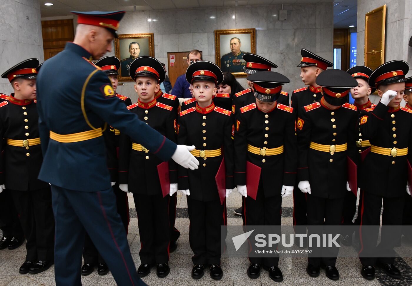 Russia Suvorov School Cadets Initiation