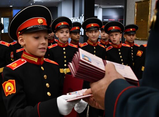 Russia Suvorov School Cadets Initiation