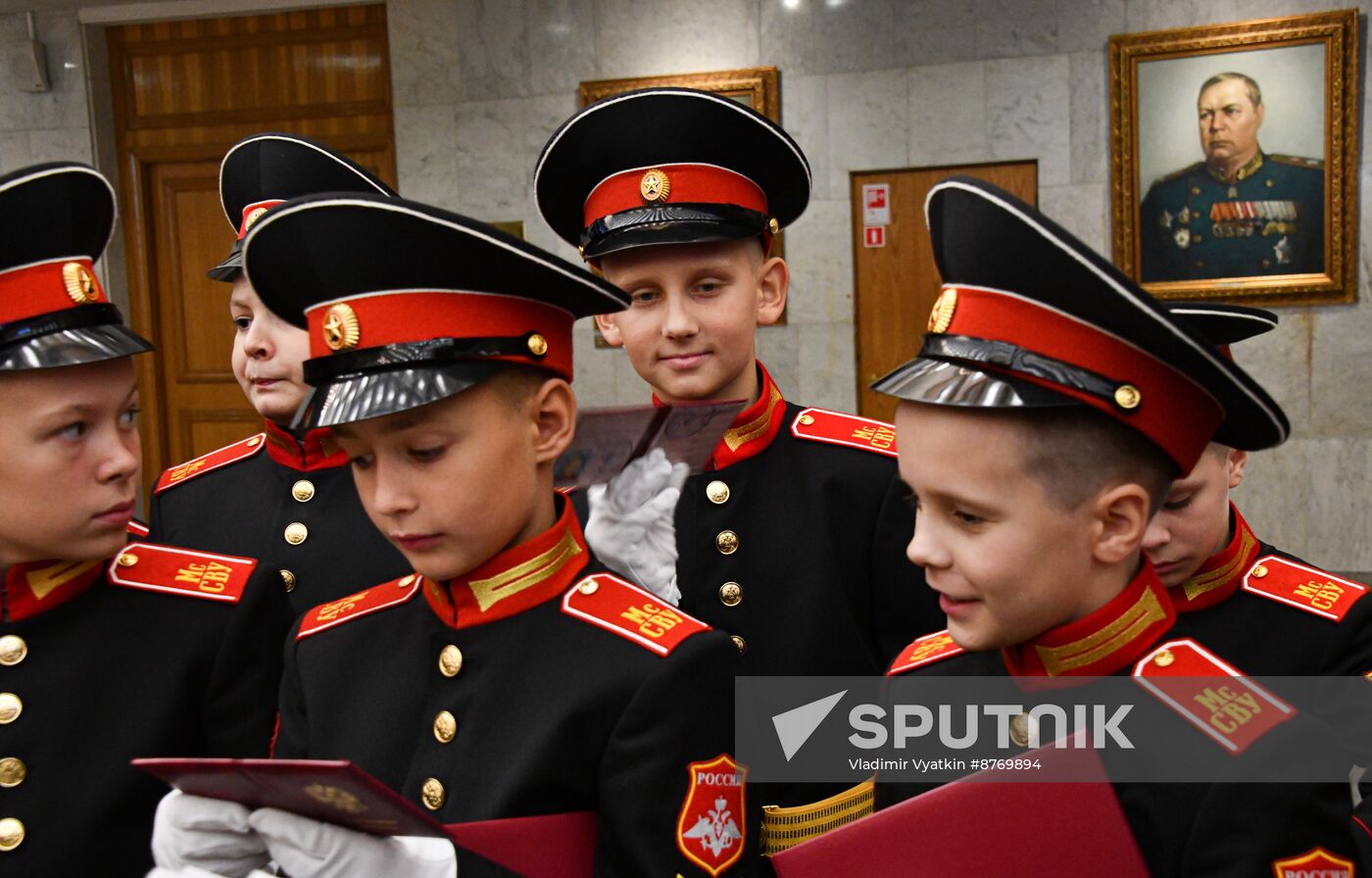 Russia Suvorov School Cadets Initiation