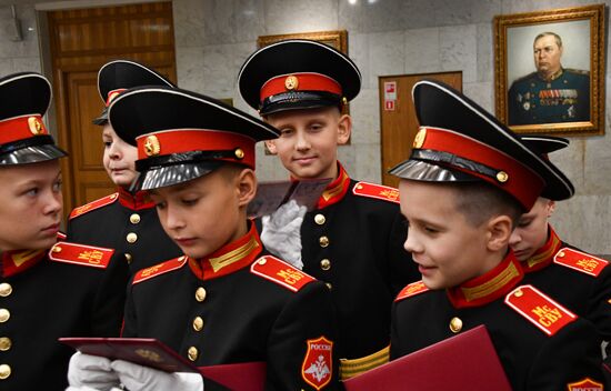 Russia Suvorov School Cadets Initiation