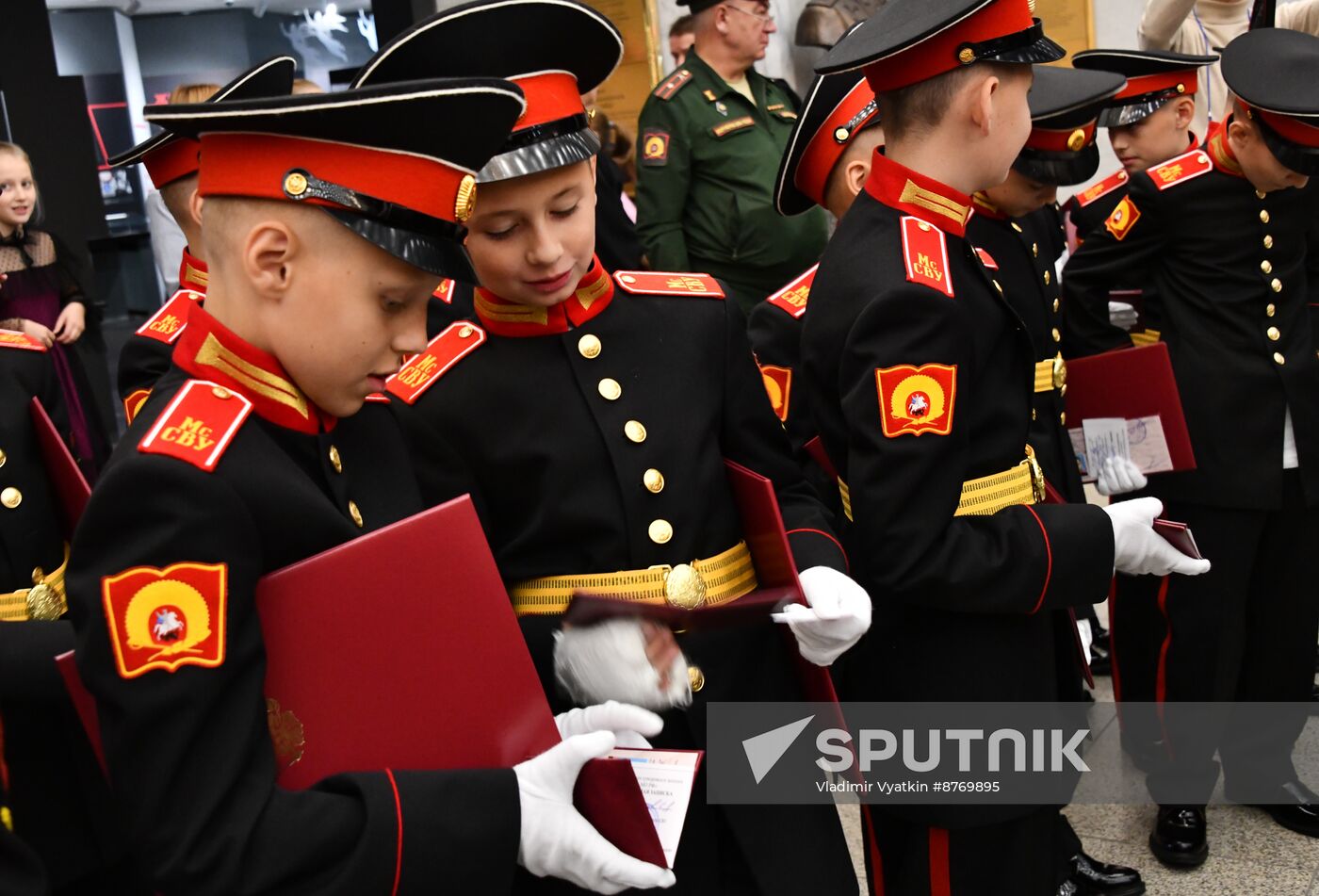 Russia Suvorov School Cadets Initiation