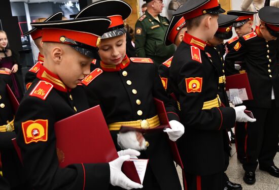 Russia Suvorov School Cadets Initiation