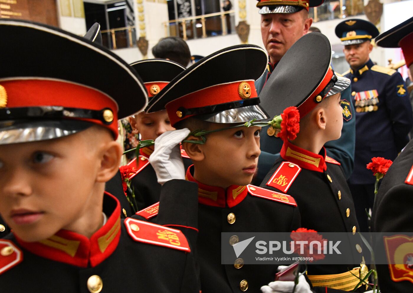 Russia Suvorov School Cadets Initiation