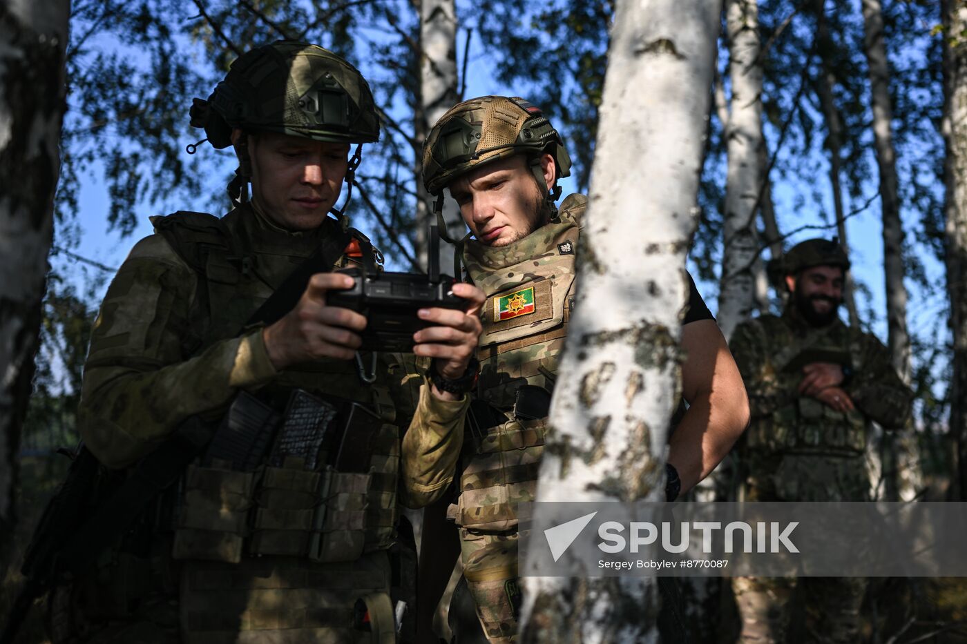 Russia Ukraine Military Operation Akhmat Mortar Unit