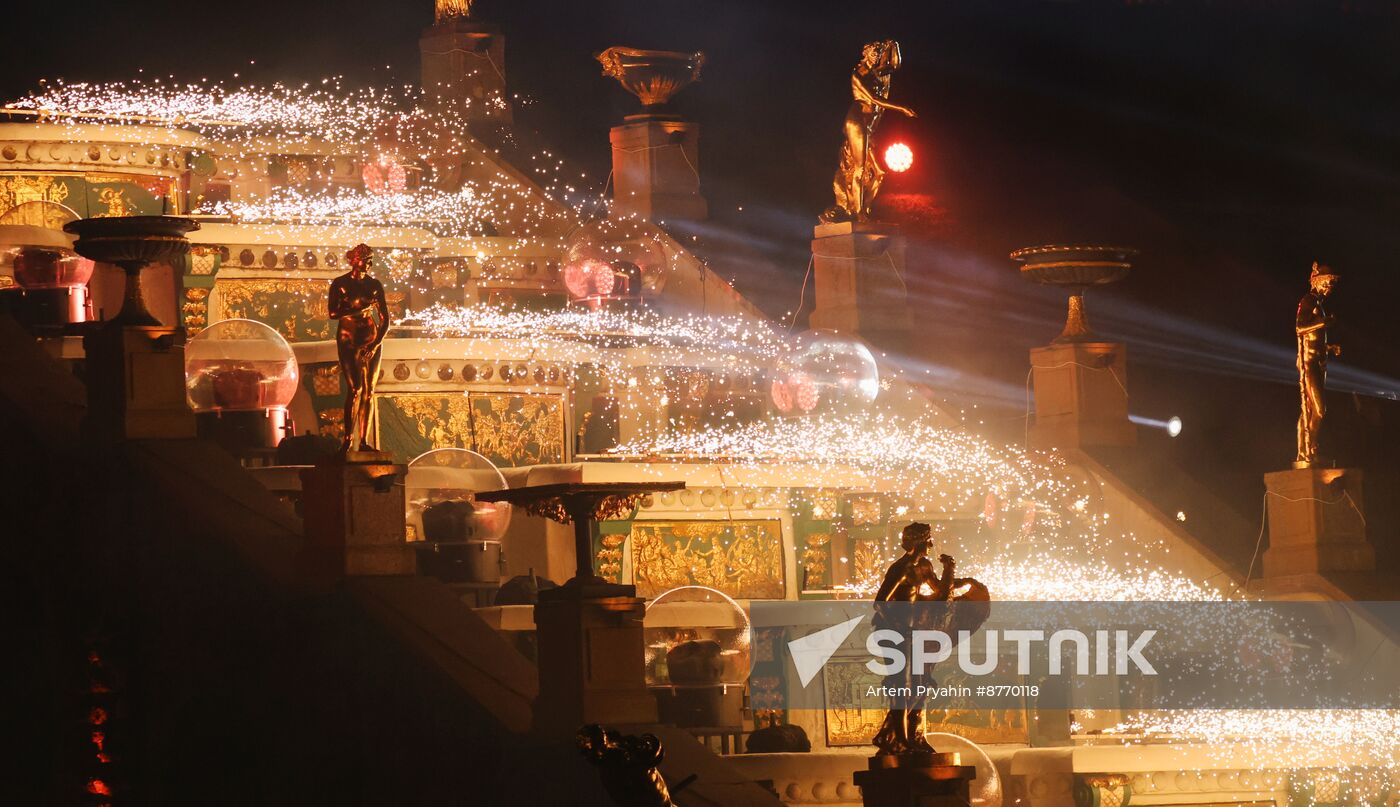 Russia Autumn Fountain Festival