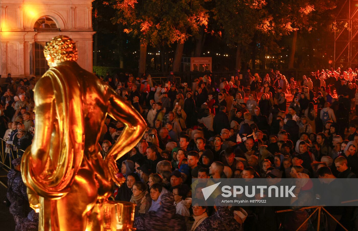 Russia Autumn Fountain Festival