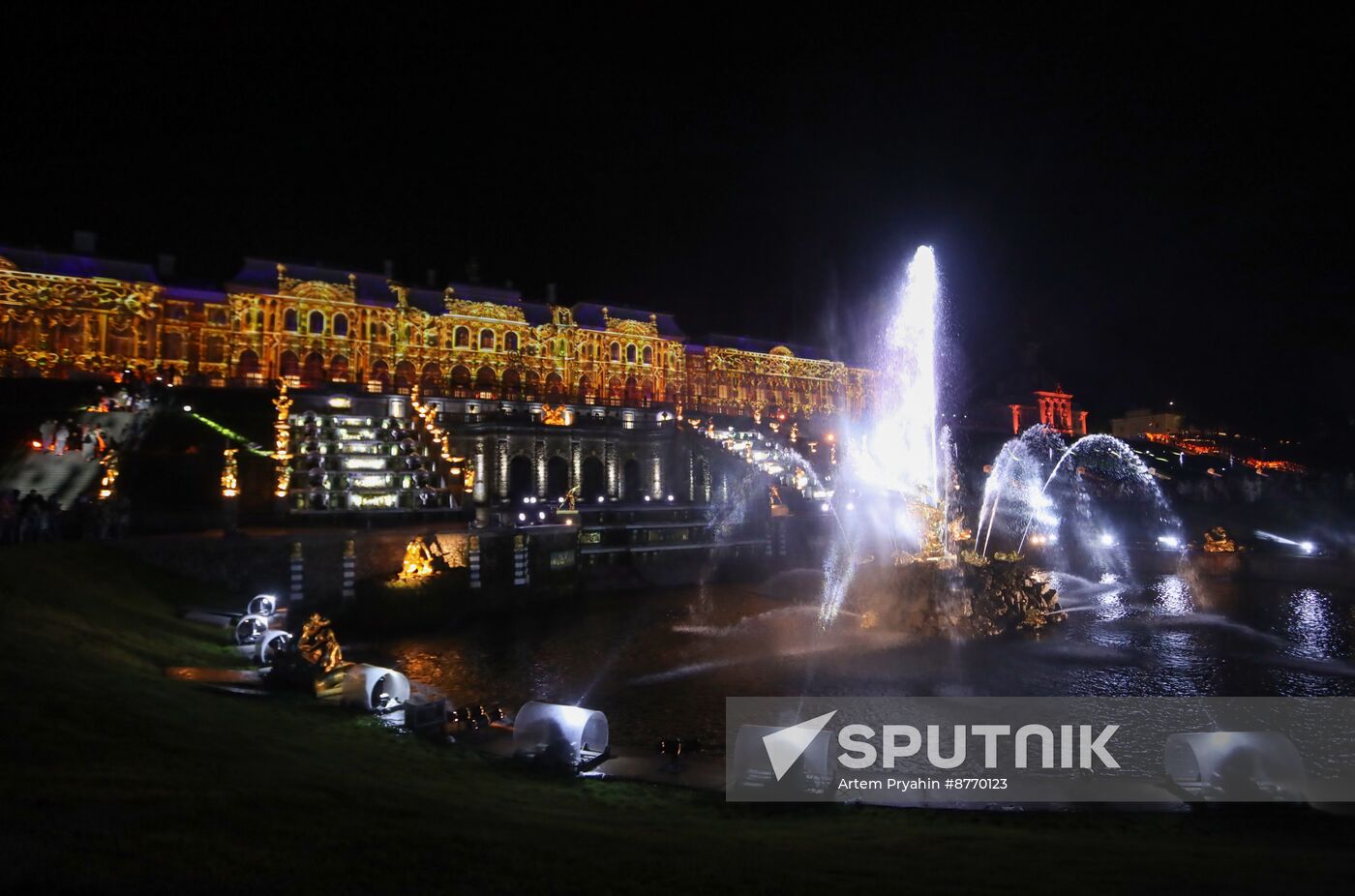 Russia Autumn Fountain Festival